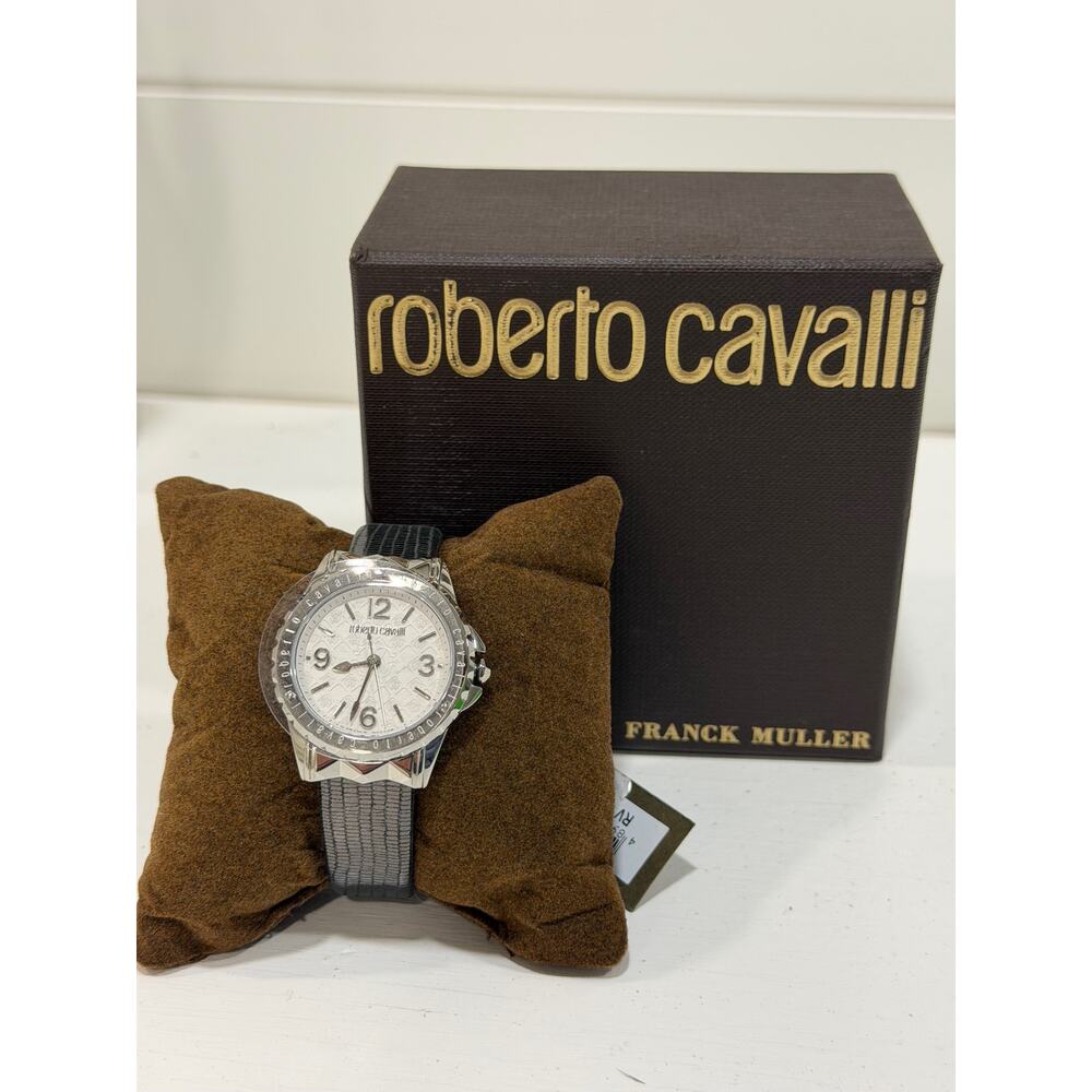 Roberto Cavalli By Franck Muller Women's Swiss Quartz Watch, 34mm